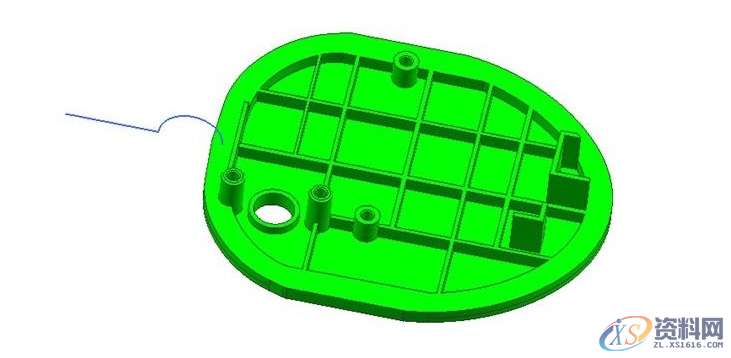 UG快速画牛角进胶的绝招,第1张 UG快速画牛角进胶的绝招,第1张