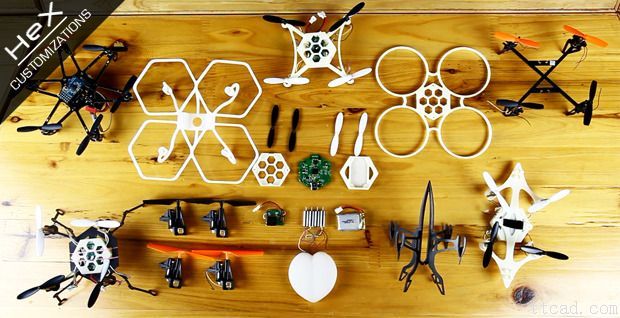 世界上首款用智能手机控制的3D打印飞行器(图文教程),控制,第2张 世界上首款用智能手机控制的3D打印飞行器(图文教程),世界上首款用智能手机控制的3D打印飞行器,控制,第2张