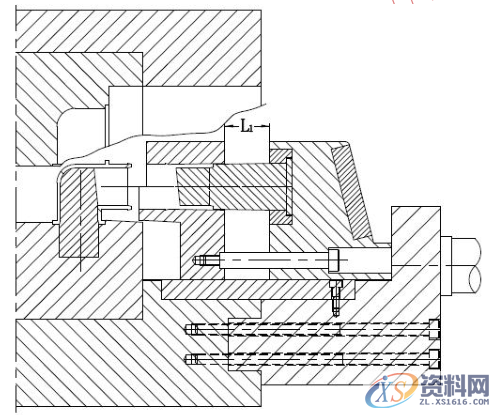 UG塑胶模具设计之水管弯头强制脱模复杂注塑模设计,脱模,模具设计,第4张 UG塑胶模具设计之水管弯头强制脱模复杂注塑模设计,脱模,模具设计,第4张
