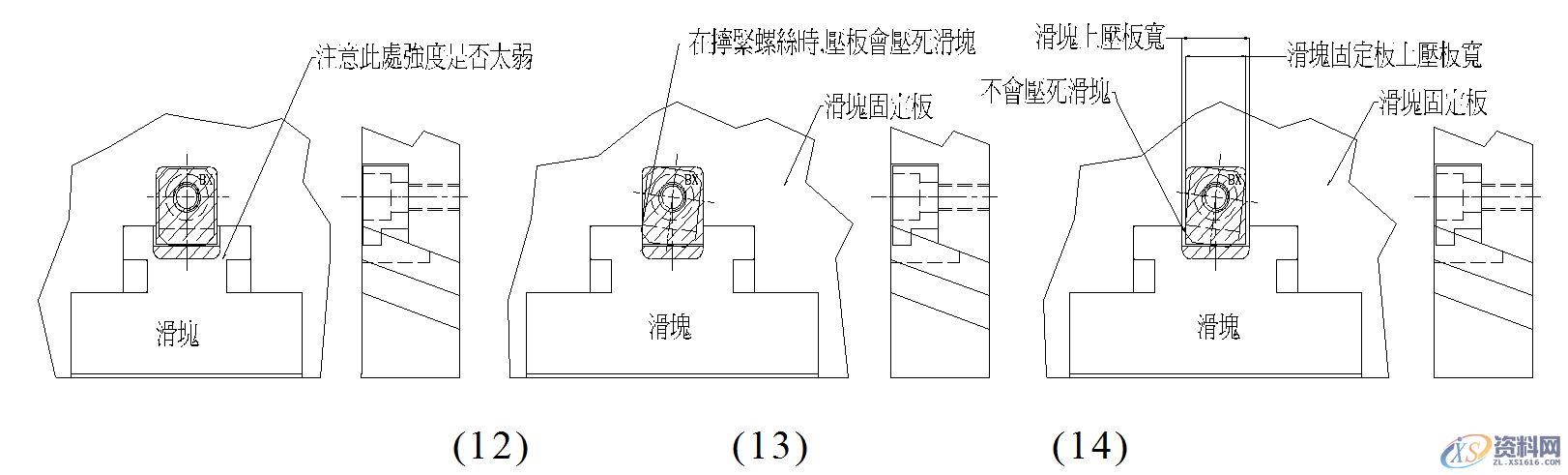 五金模具通用滑块结构形式,设计标准!,五金模具设计：通用滑块结构形式！模具滑块的设计标准！值得收藏,结构,第5张