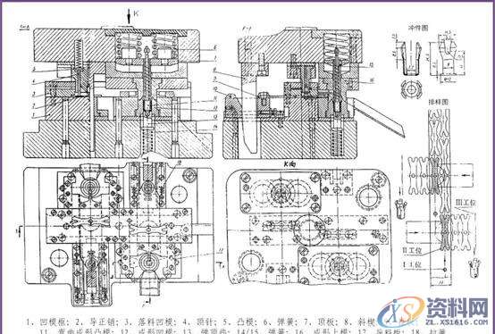 「模具技术」五金冲压连续模具的排样技术,工位,冲模,冲压,第8张 「模具技术」五金冲压连续模具的排样技术,「模具技术」五金冲压连续模具的排样技术,工位,冲模,冲压,第8张