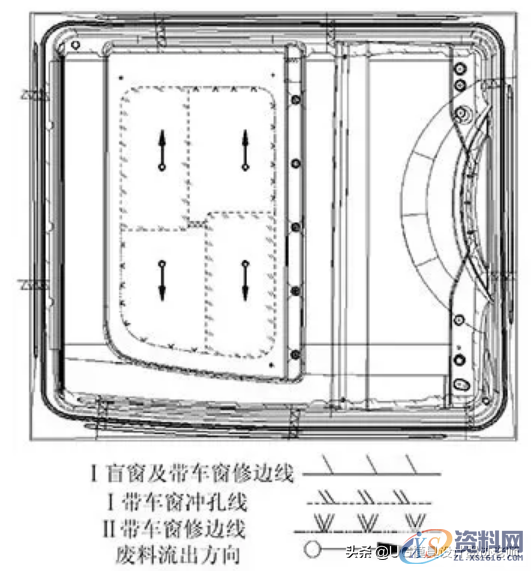 汽车侧围外板工艺切换!模具结构设计,冲压成型工艺学习,冲孔,模具,第6张 汽车侧围外板工艺切换!模具结构设计,冲压成型工艺学习,汽车侧围外板工艺切换!模具结构设计,冲压成型工艺学习,冲孔,模具,第6张