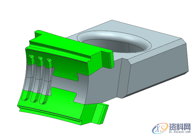 UG软件模具设计后模滑块带滑块经典结构分享UG软件模具设计后模滑块带滑块经典结构分享,ug模具设计，后模滑块带滑块经典结构,模具设计,结构,经典,软件,第5张