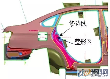 如何实现在侧围外板冲压成形时，减少一道工序降低成本,如何实现在侧围外板冲压成形时，减少一道工序降低成本,成形,冲压,第2张
