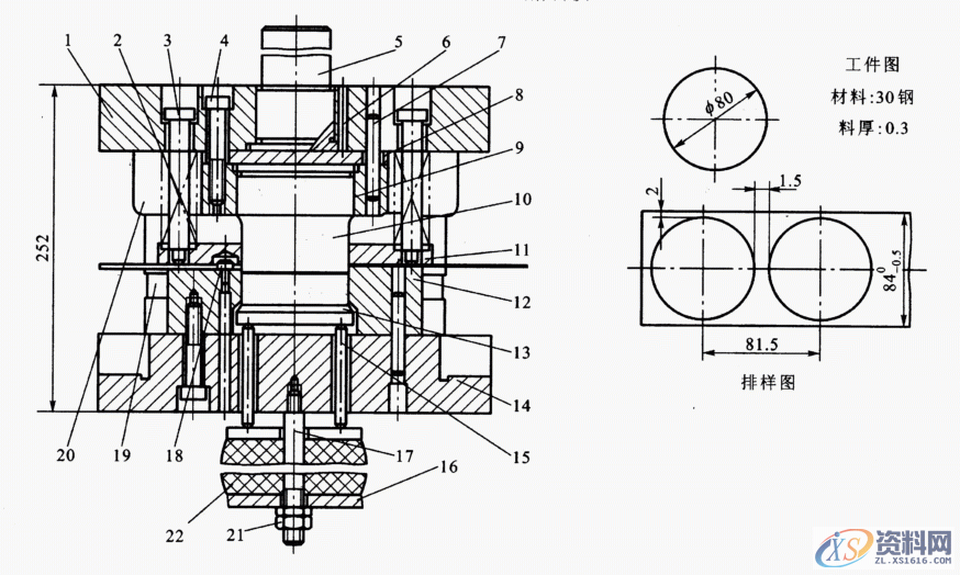 五金汽车冲压模具之冲裁模的结构构造,结构,第1张 五金汽车冲压模具之冲裁模的结构构造,结构,第1张