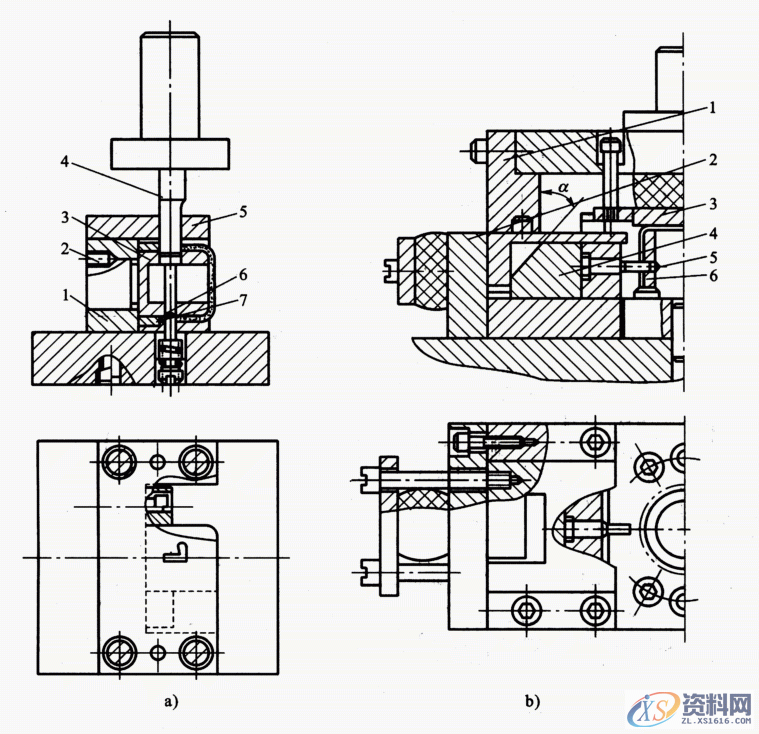 五金汽车冲压模具之冲裁模的结构构造,结构,第4张 五金汽车冲压模具之冲裁模的结构构造,五金汽车冲压模具之冲裁模的结构构造,结构,第4张