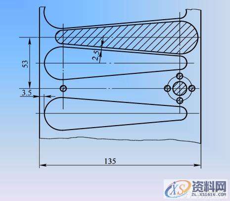 经典冲压模具设计实例讲解，配AutoCAD大图一、冲裁模设计与制造实例1．冲压件工艺性分析2．冲压工艺方案的确定3．主要设计计算4．模具总体设计5．主要零部件设计6．模具总装图二、拉深模设计与制造实例3．主要设计计算4．模具的总体设计5．主要零部件设计,经典冲压模具设计实例讲解，配AutoCAD大图「PPT」,卸料,冲压,模具,设计,零件,第2张