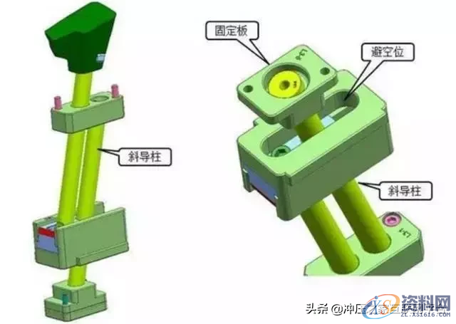 模具倒扣大，斜顶角度如何办？,模具倒扣大，斜顶角度如何办？真难住了,机构,设计,产品,第8张