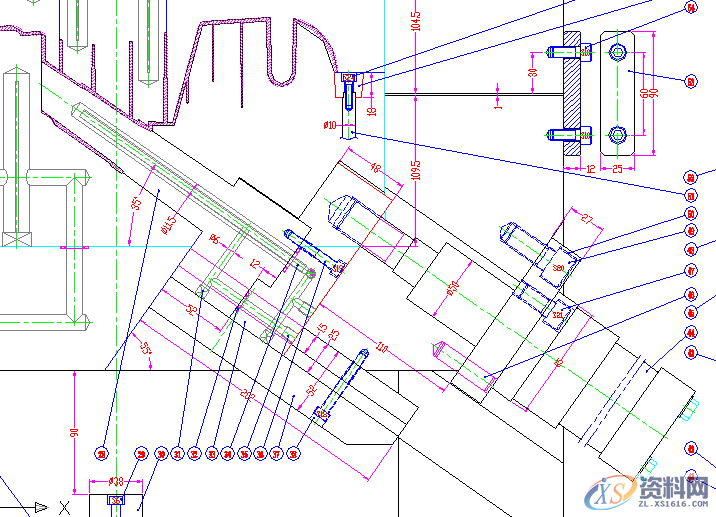 25类滑块经典结构：滑块+滑块、滑块+斜顶、滑块+顶针,25类滑块经典结构：滑块+滑块、滑块+斜顶、滑块+顶针,结构,进行,机构,第11张