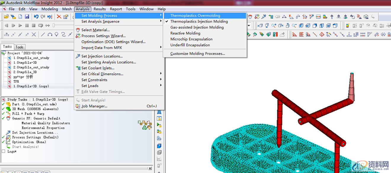 模流分析进行双色模分析的操作流程以及注意事项,仅需10个步骤 ...,网格,流道,进行,第7张 模流分析进行双色模分析的操作流程以及注意事项,仅需10个步骤 ...,模流分析进行双色模分析的操作流程以及注意事项,仅需10个步骤,网格,流道,进行,第7张