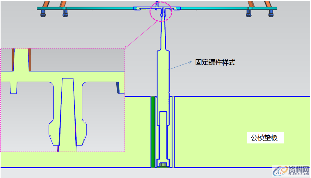 产品冬菇头倒扣二次强脱机构，模具结构分析与说明,产品冬菇头倒扣二次强脱机构，模具结构分析与说明,螺丝,模具设计,第2张