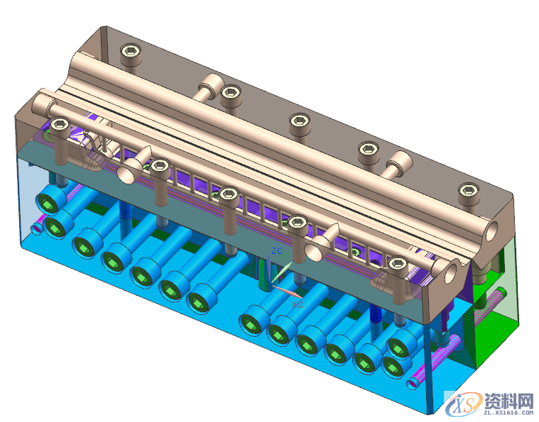 熔喷模具衣架式进胶设计要点以及注意事项,道板,流道,如图,定位,模具设计,第10张 熔喷模具衣架式进胶设计要点以及注意事项,熔喷模具衣架式进胶设计要点以及注意事项,道板,流道,如图,定位,模具设计,第10张