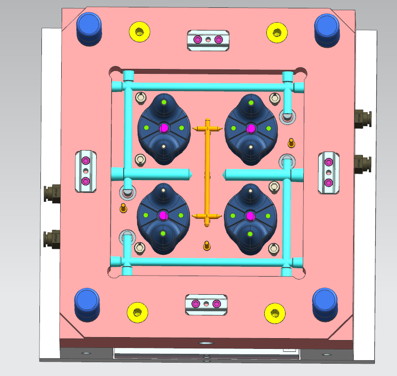 按摩头产品模具设计,正面拆装模样式!,模具设计,产品,设计,模具,技术,塑胶,工艺,第5张 按摩头产品模具设计,正面拆装模样式!,按摩头产品模具设计,正面拆装模样式!,模具设计,产品,设计,模具,技术,塑胶,工艺,第5张