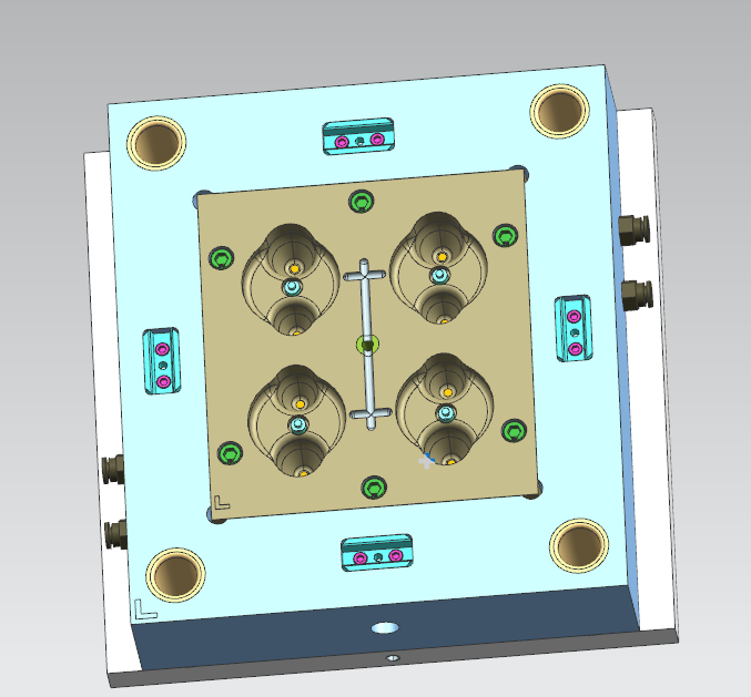 按摩头产品模具设计,正面拆装模样式!,模具设计,产品,设计,模具,技术,塑胶,工艺,第2张 按摩头产品模具设计,正面拆装模样式!,按摩头产品模具设计,正面拆装模样式!,模具设计,产品,设计,模具,技术,塑胶,工艺,第2张