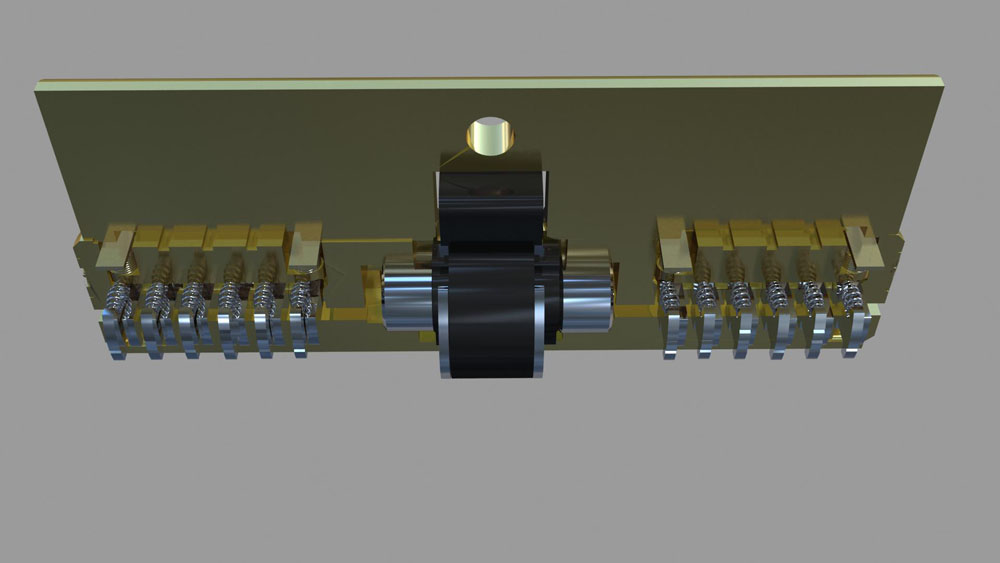 金点原子叶片锁结构3D图解(图文教程),结构,第5张 金点原子叶片锁结构3D图解(图文教程),金点原子叶片锁结构3D图解,结构,第5张