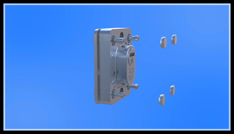 金点原子锁芯防护盖3D图解(图文教程),图文,第5张 金点原子锁芯防护盖3D图解(图文教程),金点原子锁芯防护盖3D图解,图文,第5张