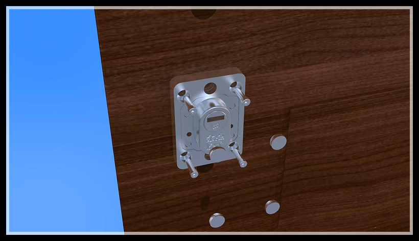 金点原子锁芯防护盖3D图解(图文教程),图文,第13张 金点原子锁芯防护盖3D图解(图文教程),金点原子锁芯防护盖3D图解,图文,第13张