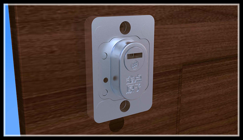 金点原子锁芯防护盖3D图解(图文教程),图文,第15张 金点原子锁芯防护盖3D图解(图文教程),金点原子锁芯防护盖3D图解,图文,第15张