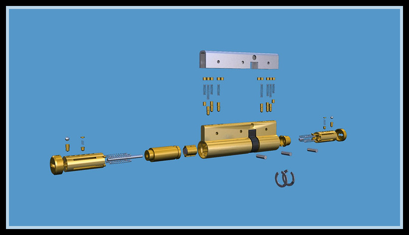 钱进锁结构3D图解(图文教程),结构,第9张 钱进锁结构3D图解(图文教程),钱进锁结构3D图解,结构,第9张