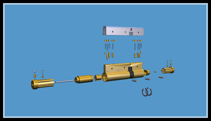 钱进锁结构3D图解(图文教程),结构,第8张 钱进锁结构3D图解(图文教程),钱进锁结构3D图解,结构,第8张