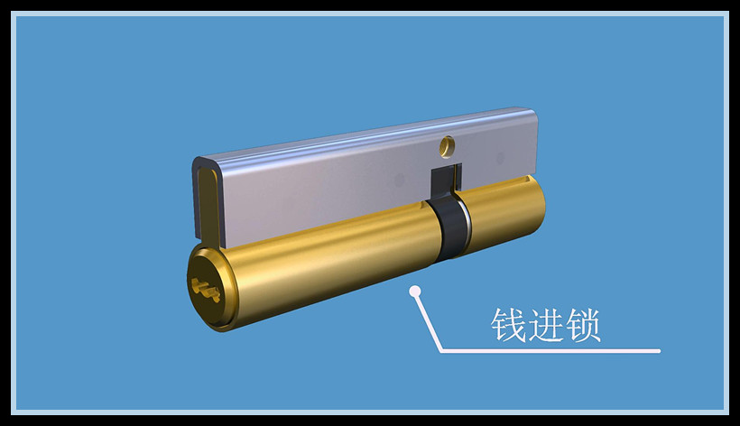 钱进锁结构3D图解(图文教程),结构,第1张 钱进锁结构3D图解(图文教程),钱进锁结构3D图解,结构,第1张