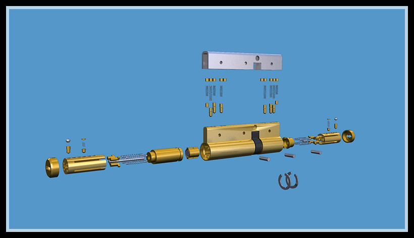 钱进锁结构3D图解(图文教程),结构,第10张 钱进锁结构3D图解(图文教程),钱进锁结构3D图解,结构,第10张