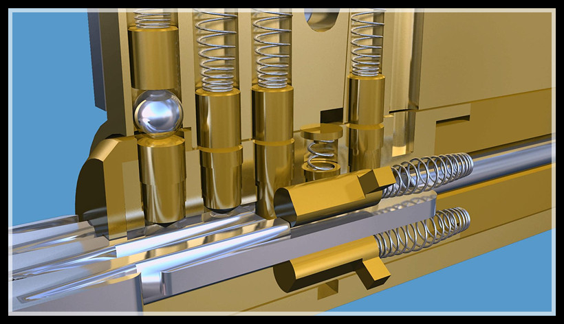 钱进锁结构3D图解(图文教程),结构,第22张 钱进锁结构3D图解(图文教程),钱进锁结构3D图解,结构,第22张