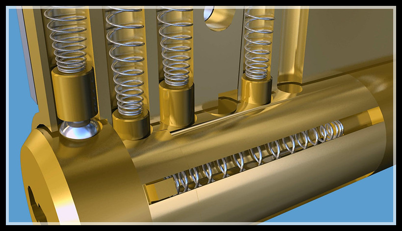 钱进锁结构3D图解(图文教程),结构,第16张 钱进锁结构3D图解(图文教程),钱进锁结构3D图解,结构,第16张