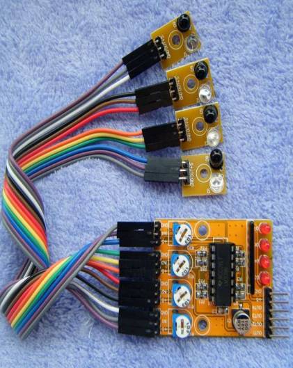 机器人教程4:红外循迹及LM339模块(图文教程),采用,设计,一般,第5张 机器人教程4:红外循迹及LM339模块(图文教程),机器人教程4:红外循迹及LM339模块,采用,设计,一般,第5张