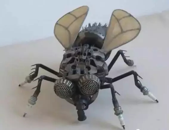 废旧机械零部件，玩好了就是工艺品，有些还很恐怖！(图文教程) ...,废旧机械零部件，玩好了就是工艺品，有些还很恐怖！,工艺,第9张