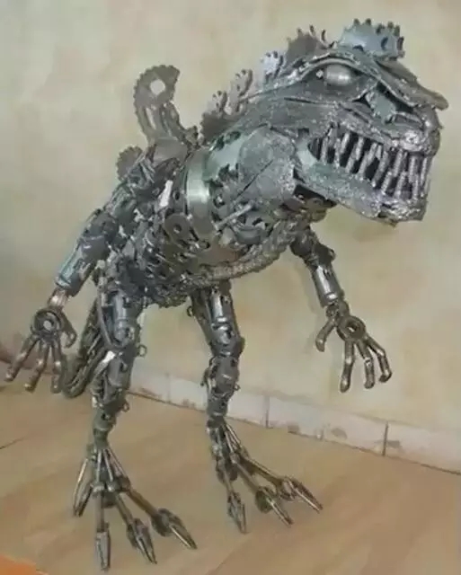 废旧机械零部件，玩好了就是工艺品，有些还很恐怖！(图文教程) ...,废旧机械零部件，玩好了就是工艺品，有些还很恐怖！,工艺,第5张