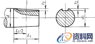 圆锥形轴伸大端处键槽深度尺寸(GB/T1570-1990)(图文教程),圆锥形轴伸大端处键槽深度尺寸(GB/T1570-1990),尺寸,直径,深度,第1张