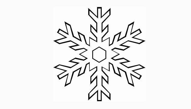 圣诞雪花简笔画图片(图文教程),圣诞雪花简笔画图片,画图,第8张