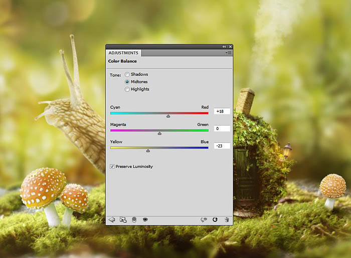 PS合成蜗牛背上的梦幻房子教程(图文教程),PS合成蜗牛背上的梦幻房子教程,选择,直径,形状,第75张