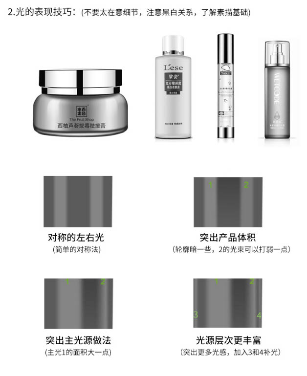 Photoshop完美精修小的护肤品瓶子教程(图文教程),产品,第4张 Photoshop完美精修小的护肤品瓶子教程(图文教程),Photoshop完美精修小的护肤品瓶子教程,产品,第4张