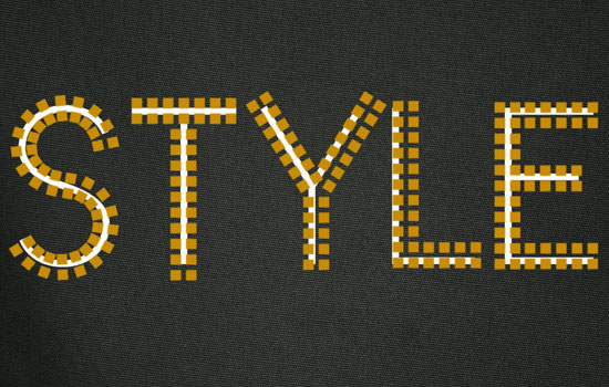 创建时尚的金属镶钉文字效果(图文教程),Simple Studded Text Effect step 4,采用,选择,这个,第18张