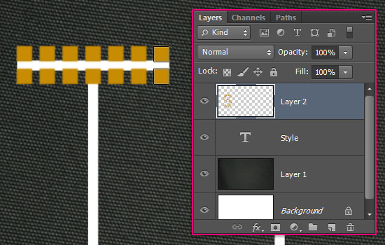创建时尚的金属镶钉文字效果(图文教程),Simple Studded Text Effect step 4,采用,选择,这个,第12张