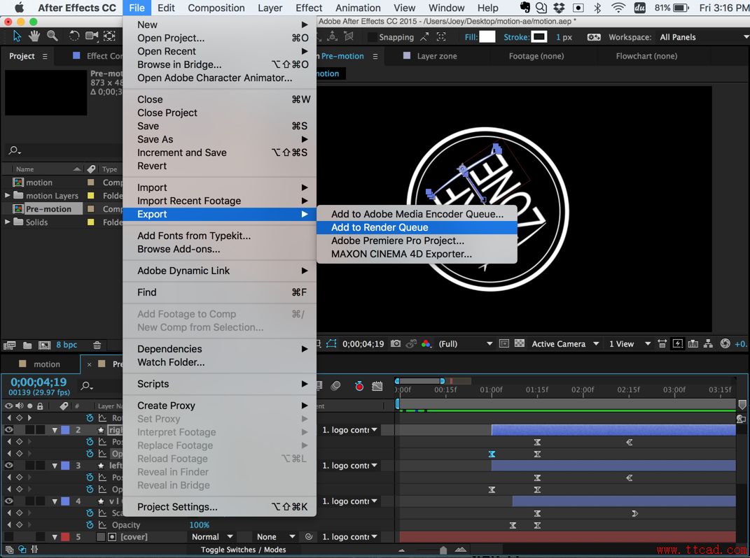 如何用AE做gif动态图(图文教程),如何用AE做gif动态图,文件,选择,什么,第8张
