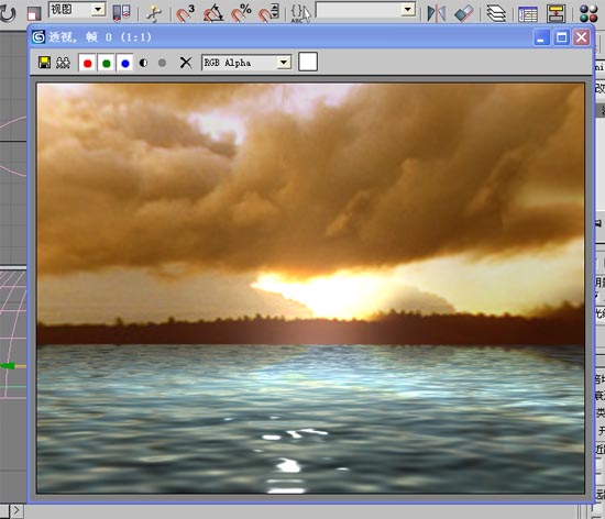3DMAX打造真实的海景(图文教程),建一,衰减,顶视图,通道,球体,第1张 3DMAX打造真实的海景(图文教程),3DMAX打造真实的海景,建一,衰减,顶视图,通道,球体,第1张