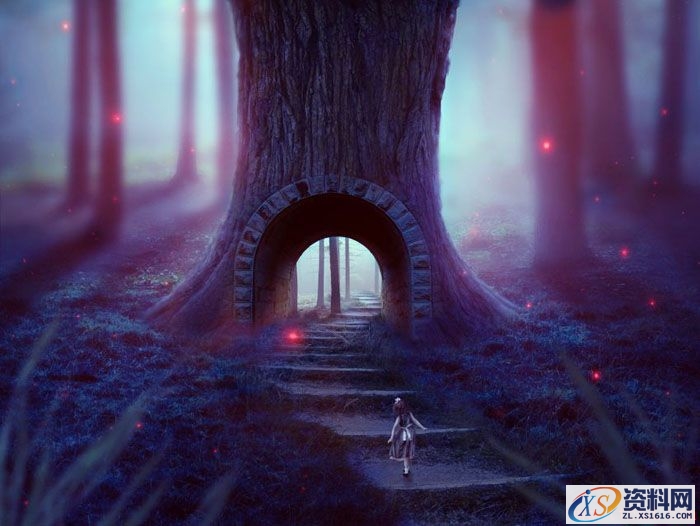 PS合成小孩走入奇幻森林场景教程(图文教程),PS合成小孩走入奇幻森林场景教程,设计,一般,选择,第72张