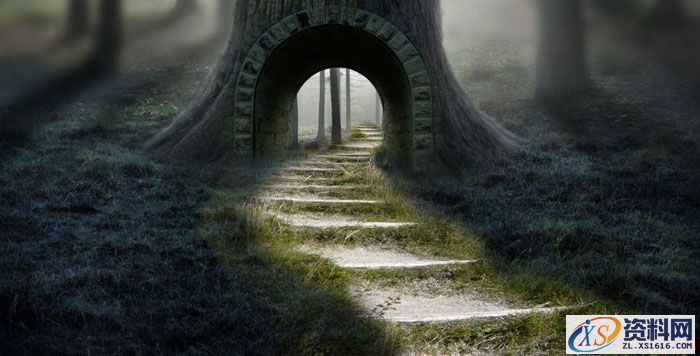 PS合成小孩走入奇幻森林场景教程(图文教程),PS合成小孩走入奇幻森林场景教程,设计,一般,选择,第45张