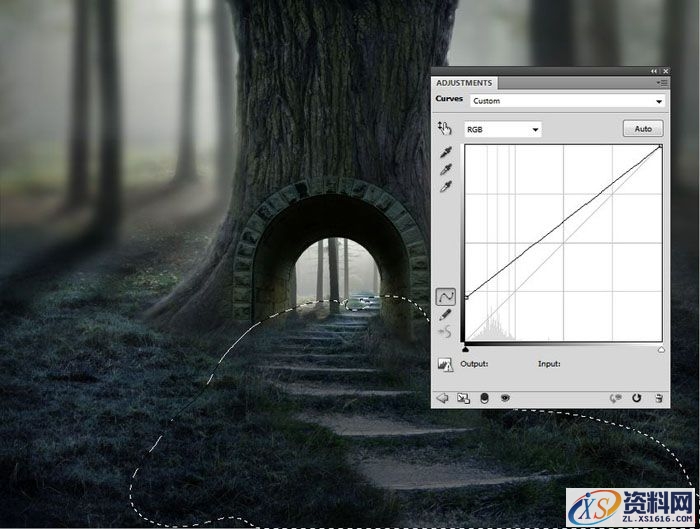PS合成小孩走入奇幻森林场景教程(图文教程),PS合成小孩走入奇幻森林场景教程,设计,一般,选择,第49张