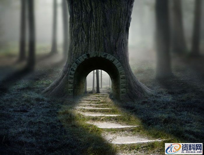 PS合成小孩走入奇幻森林场景教程(图文教程),PS合成小孩走入奇幻森林场景教程,设计,一般,选择,第44张