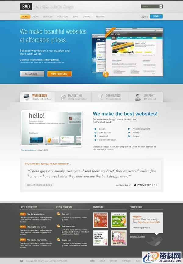 从零开始设计一个漂亮的网页(图文教程),从零开始设计一个漂亮的网页,设计,结构,用于,第65张