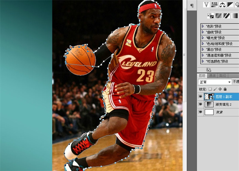 PS教程！手把手教你绘制张力十足的詹姆斯篮球海报(图文教程) ...,56lq20160411,选择,这个,形状,第5张