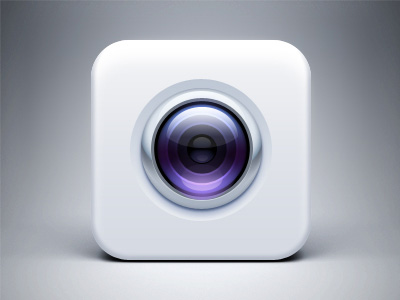 Photoshop制作清新的方形相机图标教程(图文教程),Photoshop制作清新的方形相机图标教程,文件,圆角,厚度,第20张