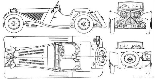 3dMax打造捷豹SS100(图文教程),3dMax打造捷豹SS100,采用,设计,结构,第2张