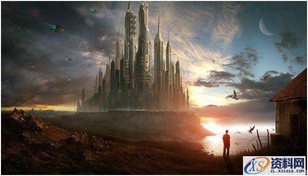 综合使用3dMax和Photoshop制作月光下的城堡(图文教程),设计,结构,尺寸,第1张 综合使用3dMax和Photoshop制作月光下的城堡(图文教程),综合使用3dMax和Photoshop制作月光下的城堡,设计,结构,尺寸,第1张