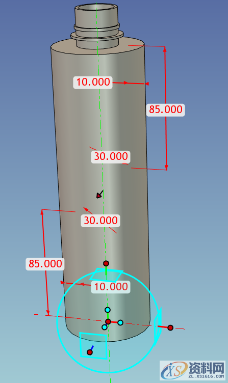 3D建模教程:塑料矿泉水瓶,25.png,设计,产品,尺寸,第25张