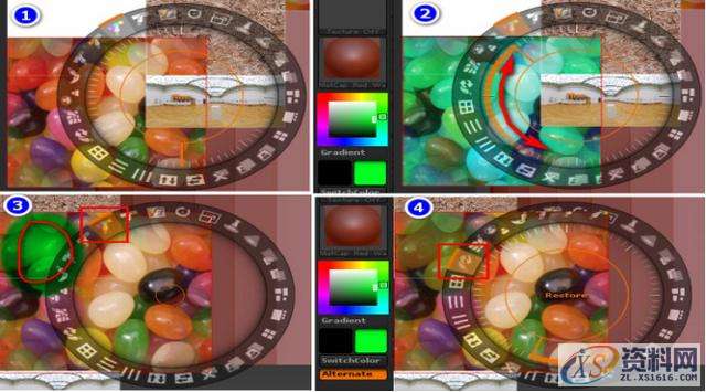 ZBrush如何使用Spotlight投射贴图绘制,设计,产品,文件,第4张